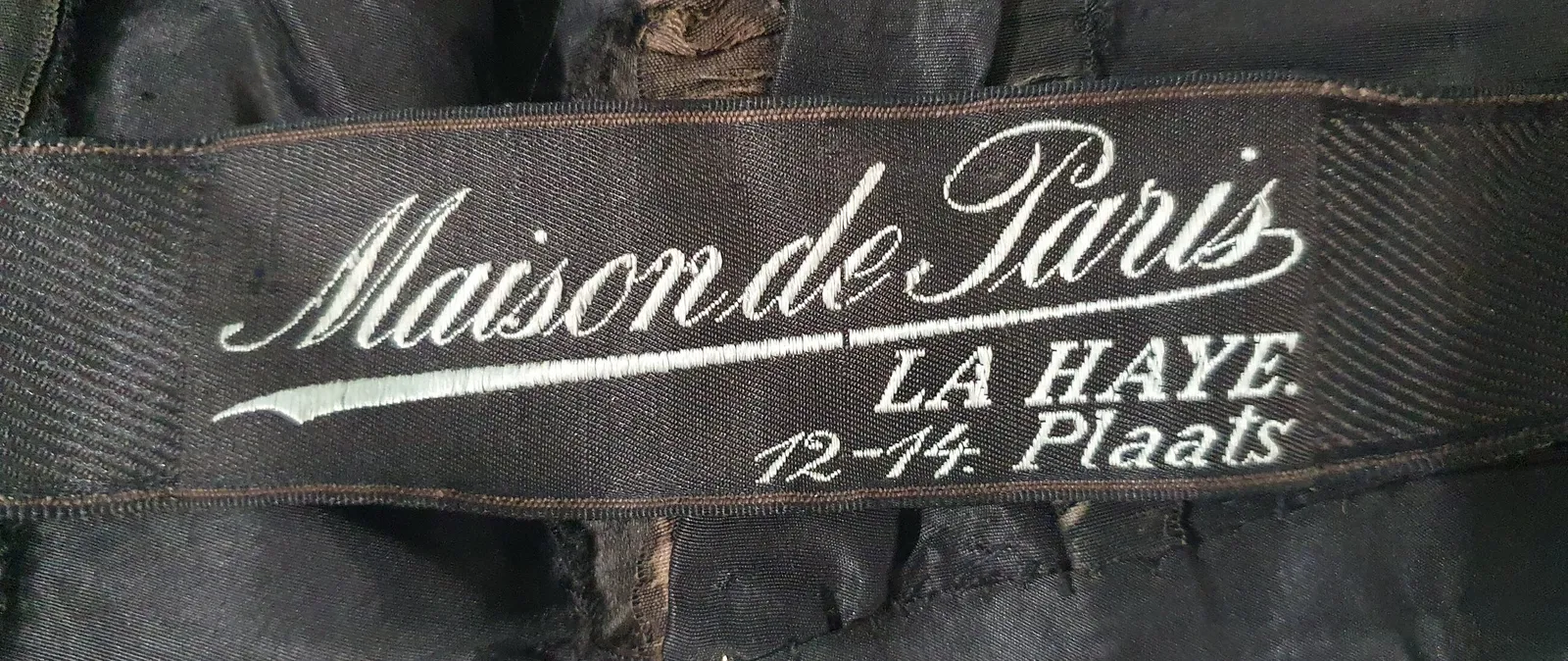 Label van Maison de Paris