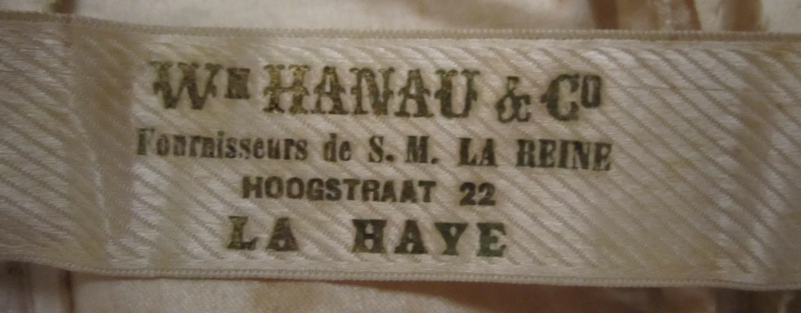 Label van Wm Hanau & Co