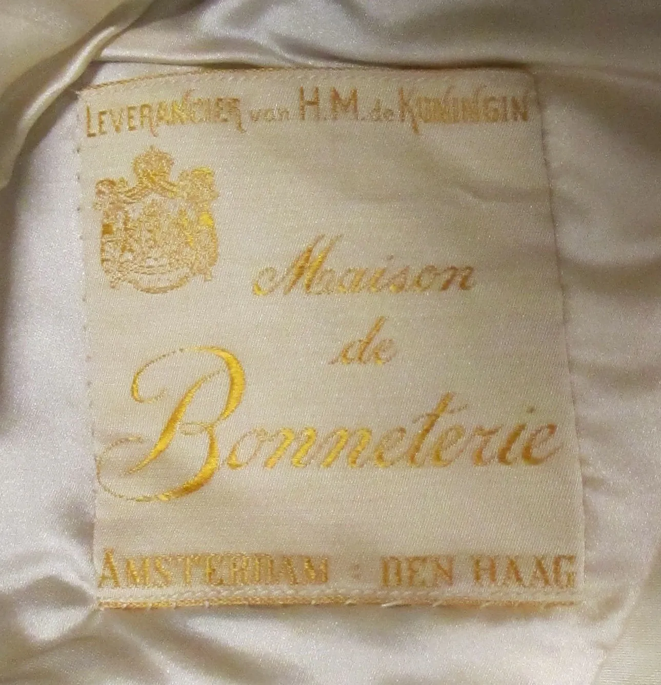 Label van Maison de Bonneterie
