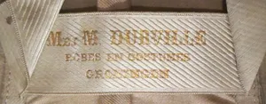 Label van Mejuffrouw M. Durville