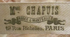 Label van Madame Chapuis