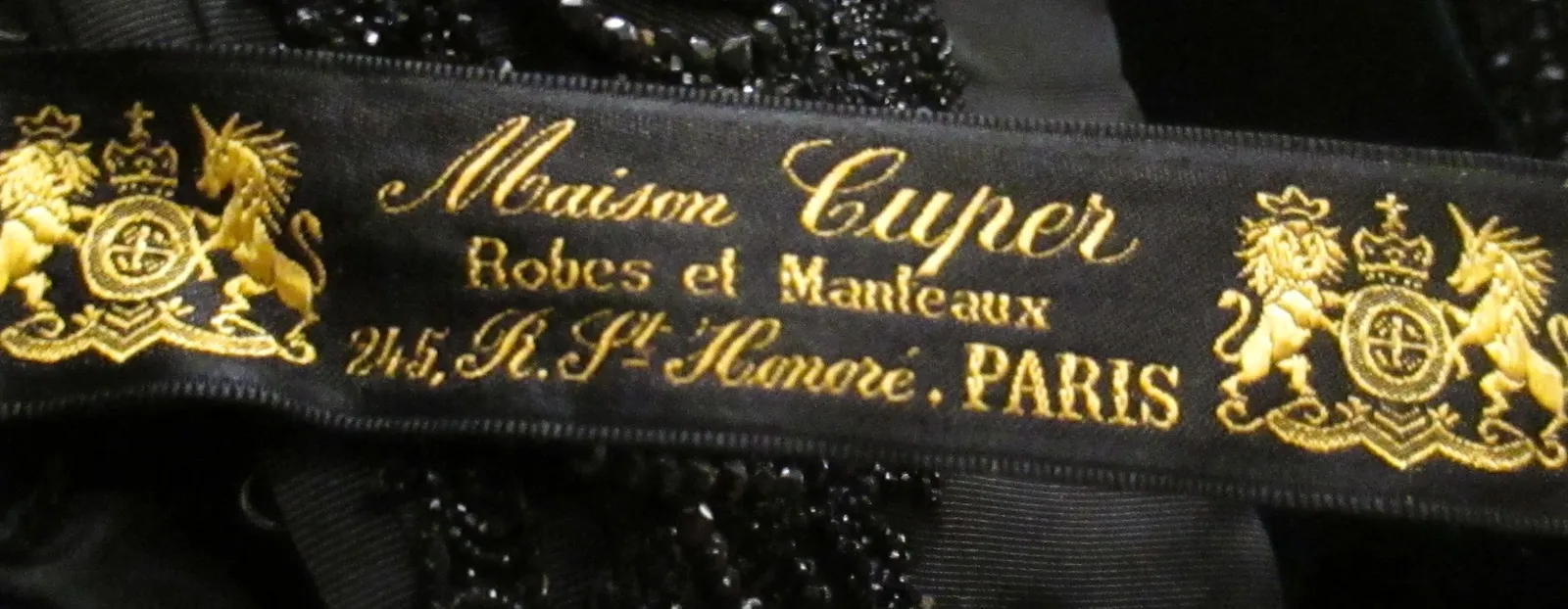 Label van Maison Cuper