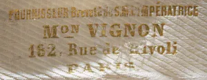 Label van Maison Vignon