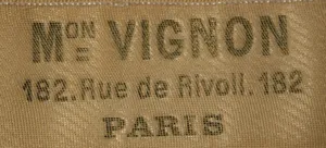 Label van Maison Vignon